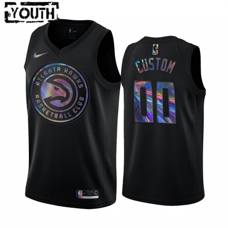 Atlanta Hawks Custom Iridescent HWC Collection Lasten Pelipaidat Swingman